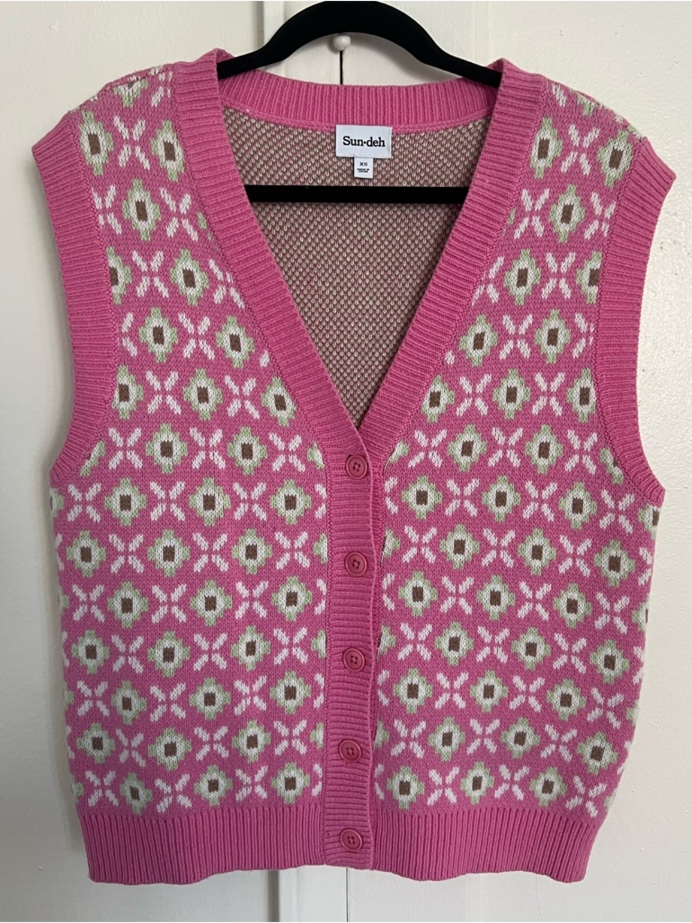 SUNDAY BEST / ARITZIA PINK SWEATER VEST